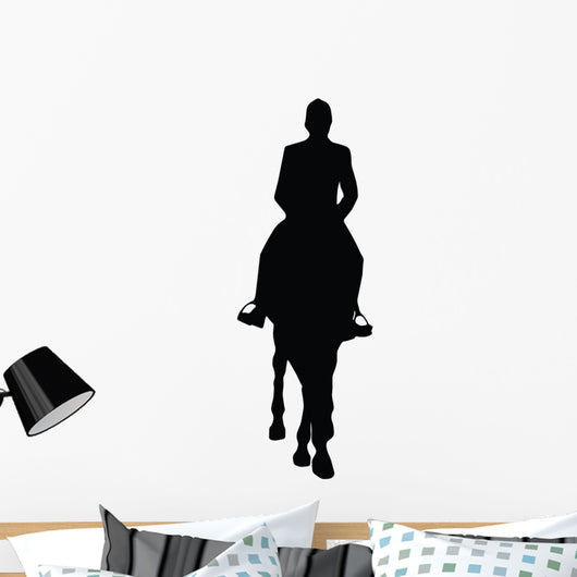 Horseback Riding Silhouette Wall Decal
