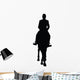 Horseback Riding Silhouette Wall Decal