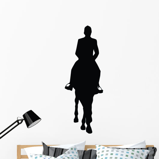 Horseback Riding Silhouette Wall Decal