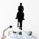 Horseback Riding Silhouette Wall Decal