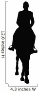 Horseback Riding Silhouette Wall Decal