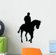 Horseback Riding Silhouette Wall Decal