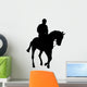 Horseback Riding Silhouette Wall Decal