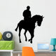Horseback Riding Silhouette Wall Decal