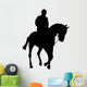 Horseback Riding Silhouette Wall Decal