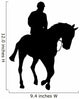 Horseback Riding Silhouette Wall Decal