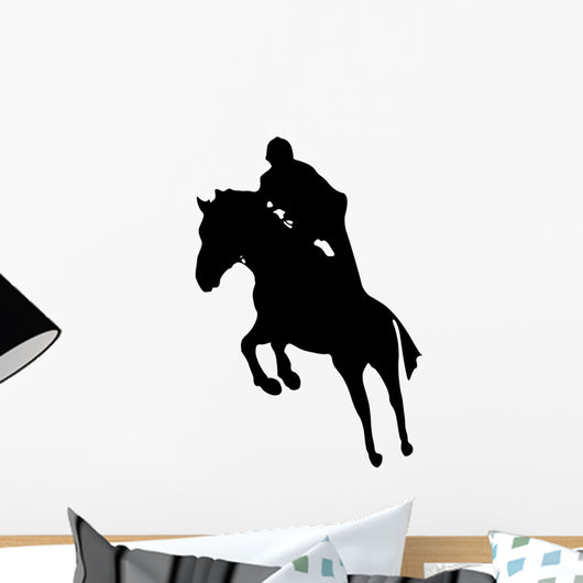 Horseback Riding Silhouette Wall Decal