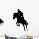 Horseback Riding Silhouette Wall Decal