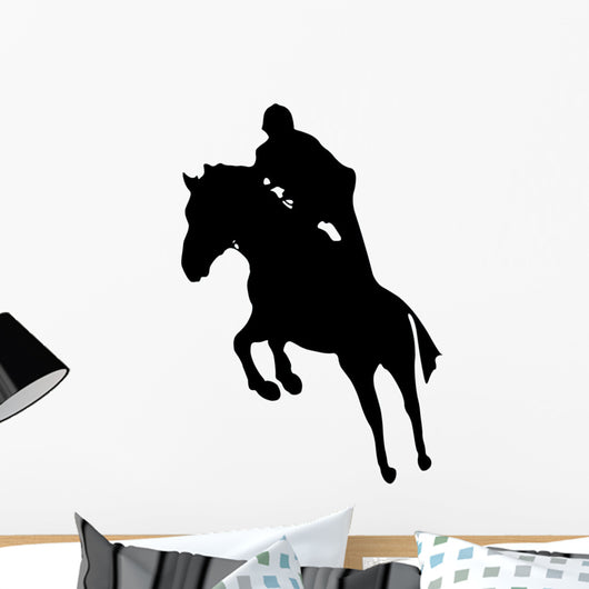 Horseback Riding Silhouette Wall Decal
