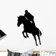 Horseback Riding Silhouette Wall Decal