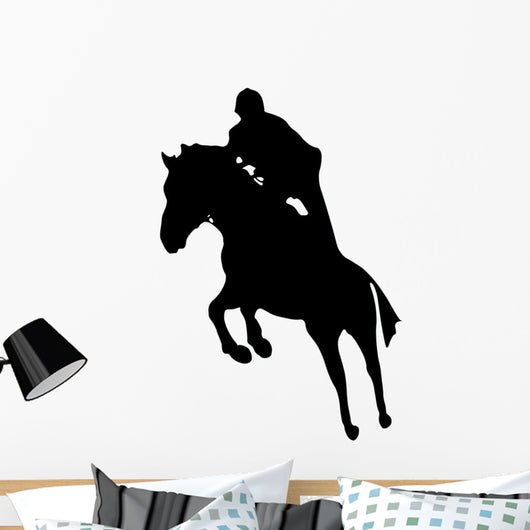 Horseback Riding Silhouette Wall Decal