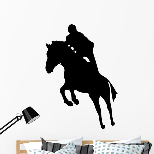 Horseback Riding Silhouette Wall Decal