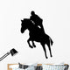 Horseback Riding Silhouette Wall Decal