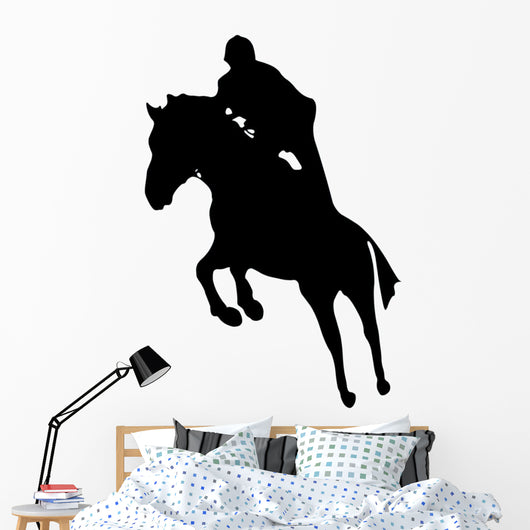Horseback Riding Silhouette Wall Decal