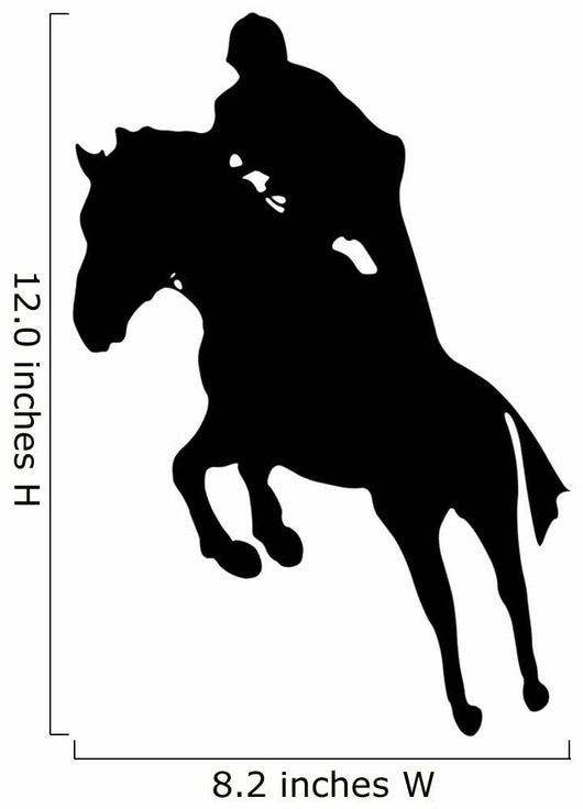 Horseback Riding Silhouette Wall Decal