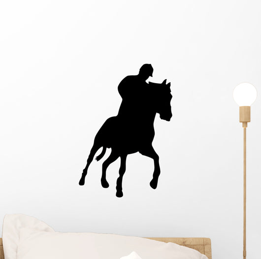 Horseback Riding Silhouette Wall Decal