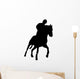 Horseback Riding Silhouette Wall Decal