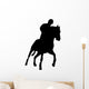 Horseback Riding Silhouette Wall Decal