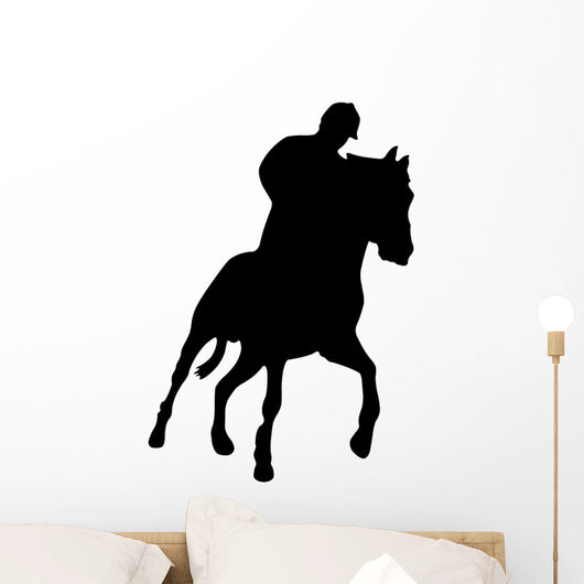 Horseback Riding Silhouette Wall Decal