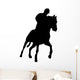 Horseback Riding Silhouette Wall Decal