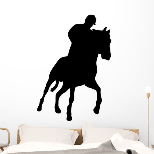 Horseback Riding Silhouette Wall Decal