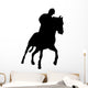 Horseback Riding Silhouette Wall Decal