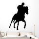 Horseback Riding Silhouette Wall Decal