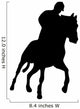 Horseback Riding Silhouette Wall Decal