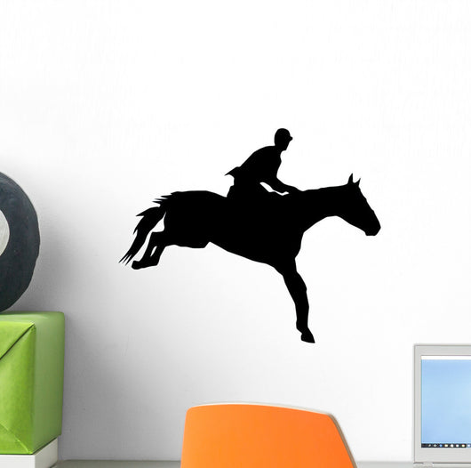 Horseback Riding Silhouette Wall Decal