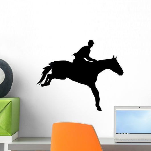 Horseback Riding Silhouette Wall Decal