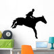 Horseback Riding Silhouette Wall Decal