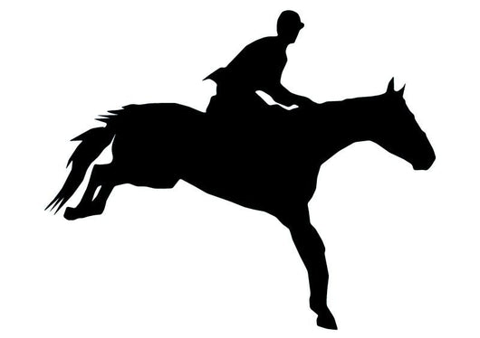 Horseback Riding Silhouette Wall Decal