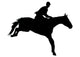 Horseback Riding Silhouette Wall Decal