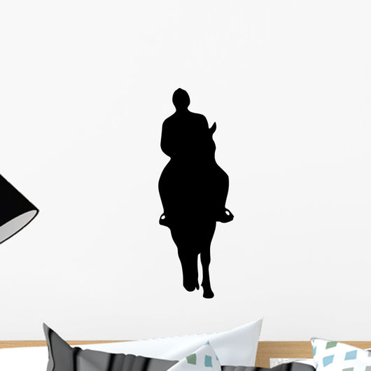 Horseback Riding Silhouette Wall Decal