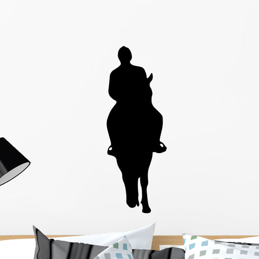 Horseback Riding Silhouette Wall Decal