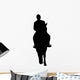 Horseback Riding Silhouette Wall Decal
