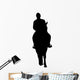 Horseback Riding Silhouette Wall Decal