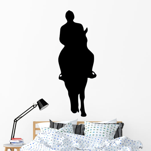 Horseback Riding Silhouette Wall Decal