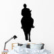 Horseback Riding Silhouette Wall Decal