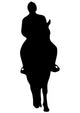Horseback Riding Silhouette Wall Decal