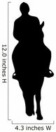 Horseback Riding Silhouette Wall Decal