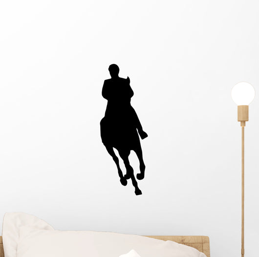 Horseback Riding Silhouette Wall Decal
