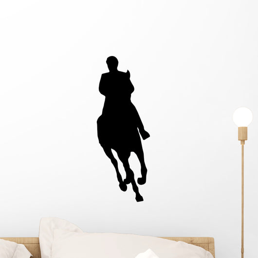Horseback Riding Silhouette Wall Decal