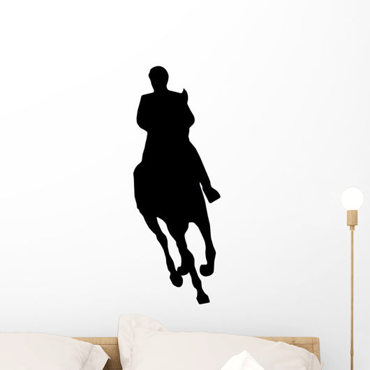 Horseback Riding Silhouette Wall Decal