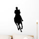 Horseback Riding Silhouette Wall Decal