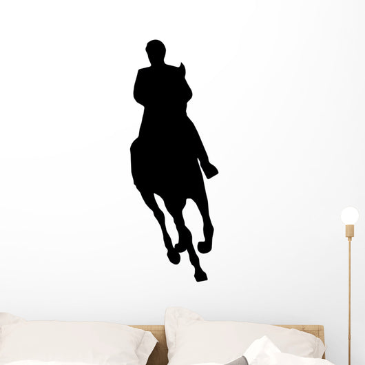 Horseback Riding Silhouette Wall Decal