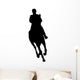 Horseback Riding Silhouette Wall Decal