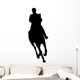 Horseback Riding Silhouette Wall Decal