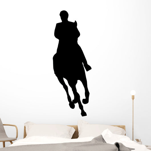 Horseback Riding Silhouette Wall Decal