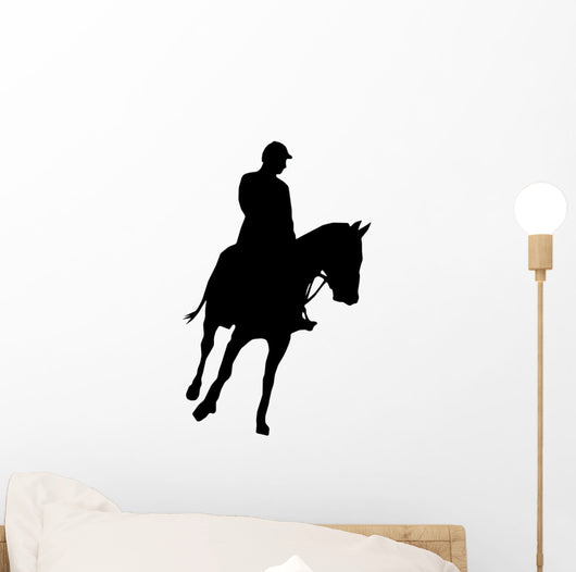 Horseback Riding Silhouette Wall Decal